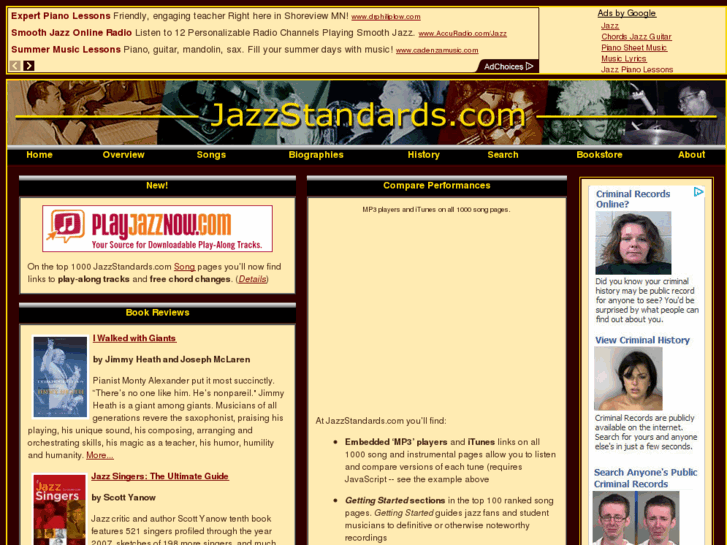 www.jazz-standards.com