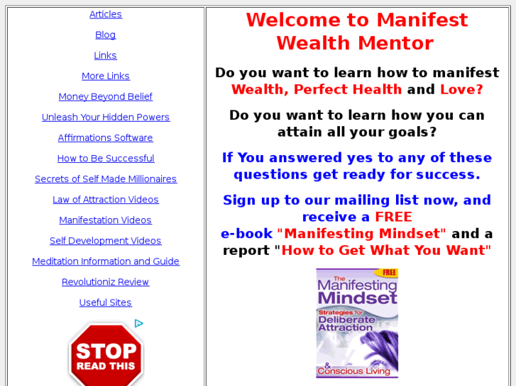 www.manifestwealthmentor.com