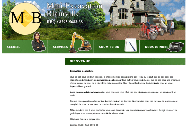 www.miniexcavationblainville.com