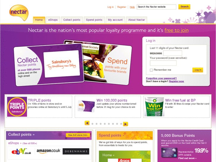 www.nectarpoints.net