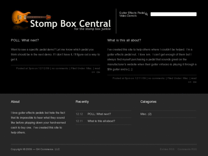 www.stompboxcentral.com