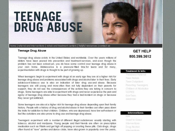 www.teenage-drug-abuse.org