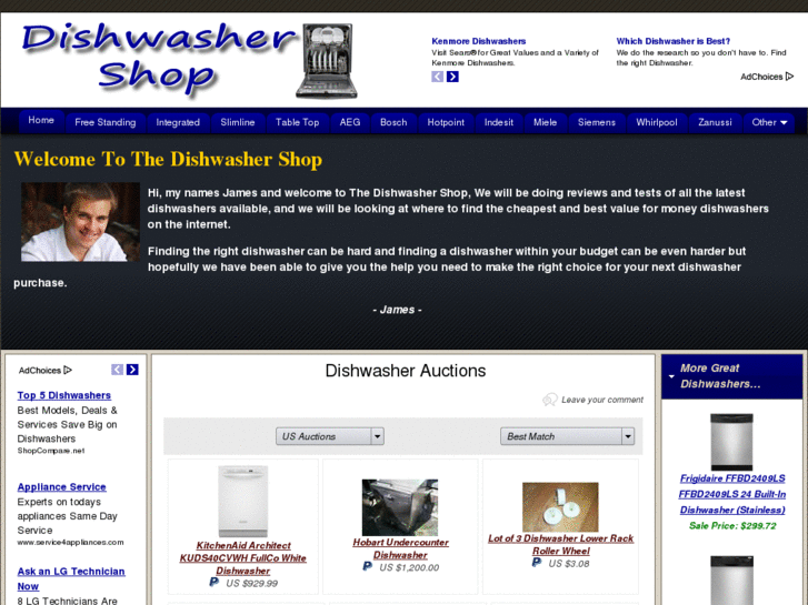 www.thedishwashershop.com