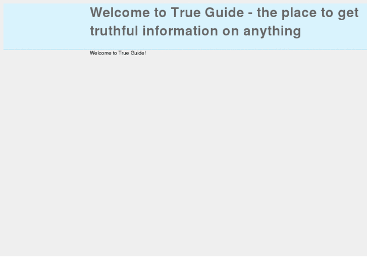 www.trueguide.org