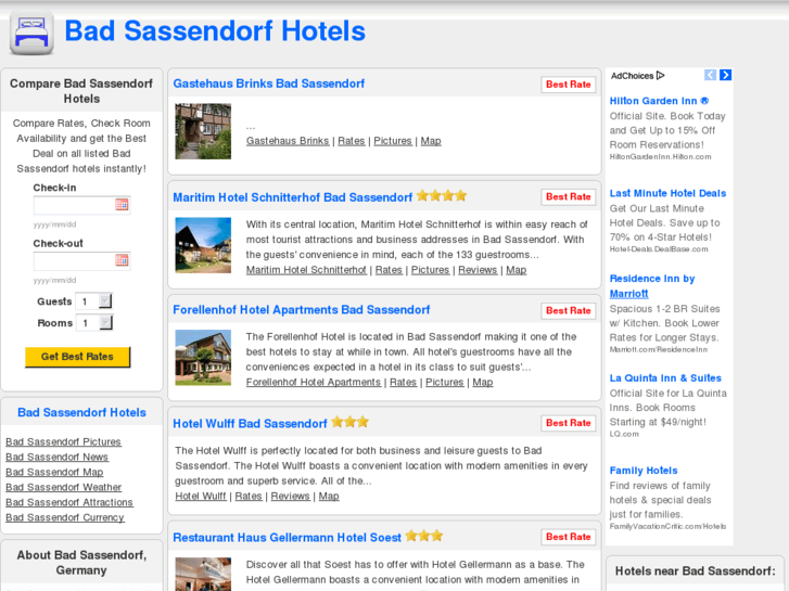 www.badsassendorfhotels.com