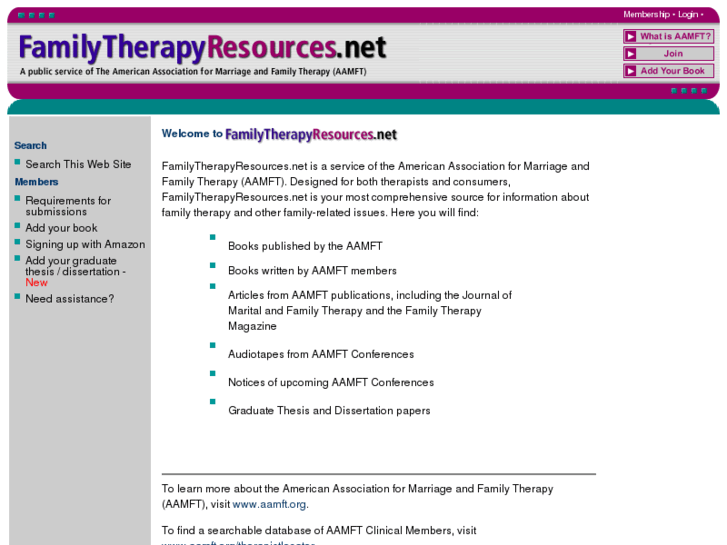 www.familytherapyresources.com