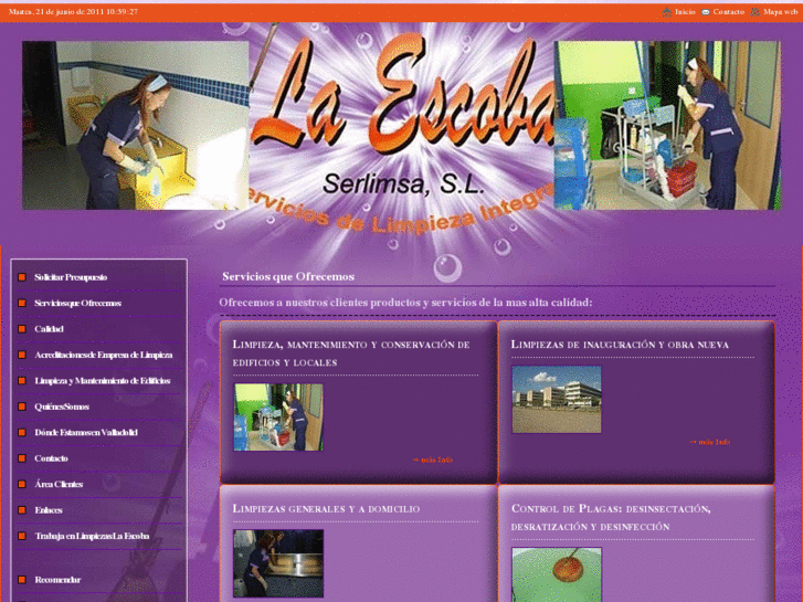 www.limpiezaslaescoba.com