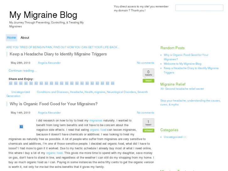 www.mymigraineblog.info