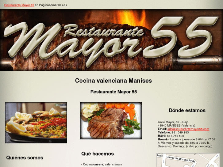 www.restaurantemayor55.com