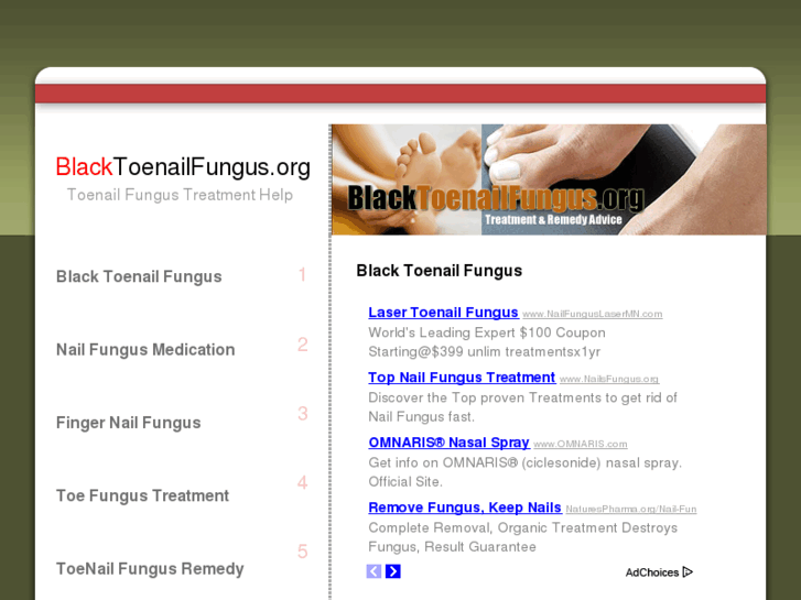 www.blacktoenailfungus.org