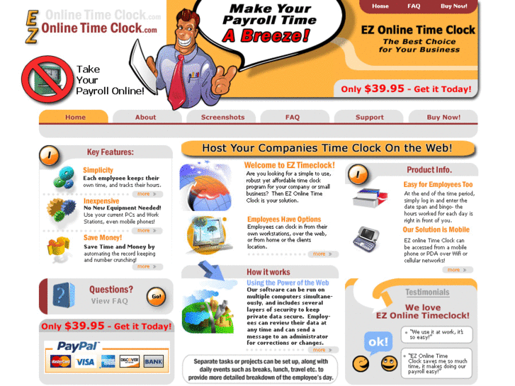 www.ezonlinetimeclock.com