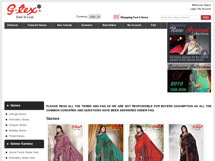 www.gtexsarees.com