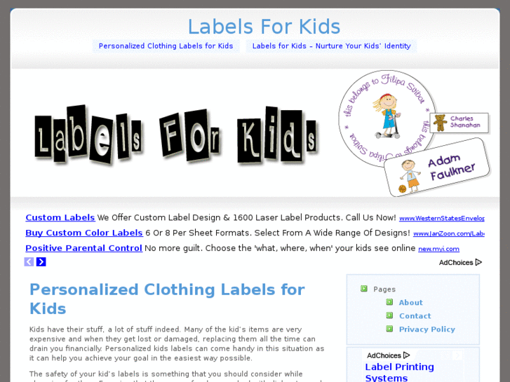www.labelsforkids.org