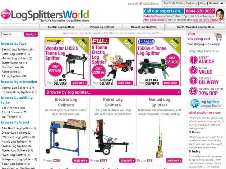 www.logsplittersworld.co.uk