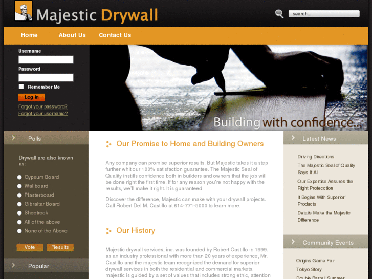 www.majestic-drywall.com