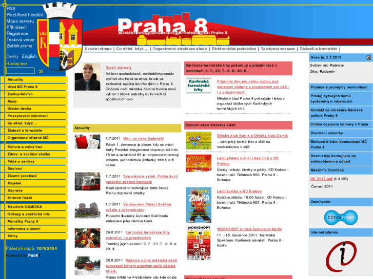 www.praha8.cz