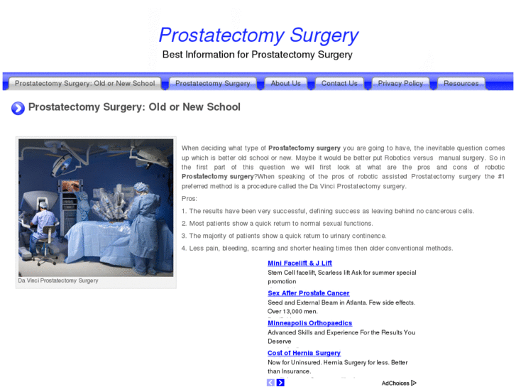 www.prostatectomysurgery.com