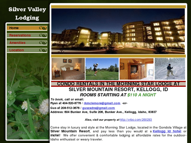 www.silver-valley-lodging.com