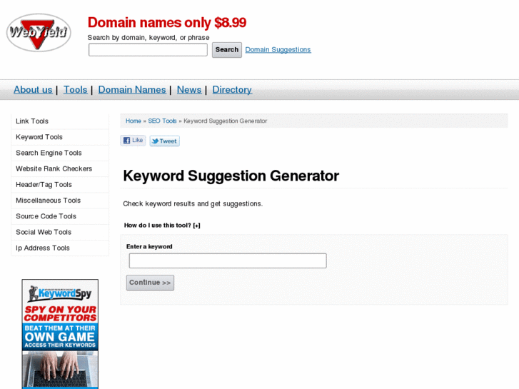 www.websitekeywordgenerator.com