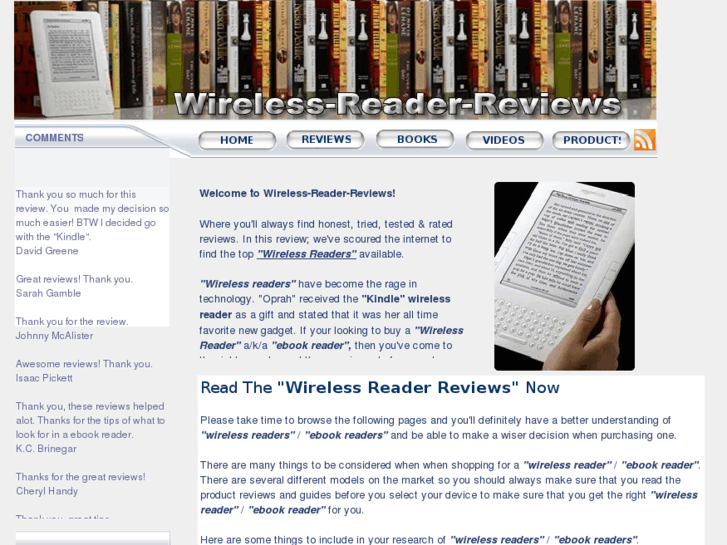 www.wireless-reader-reviews.com