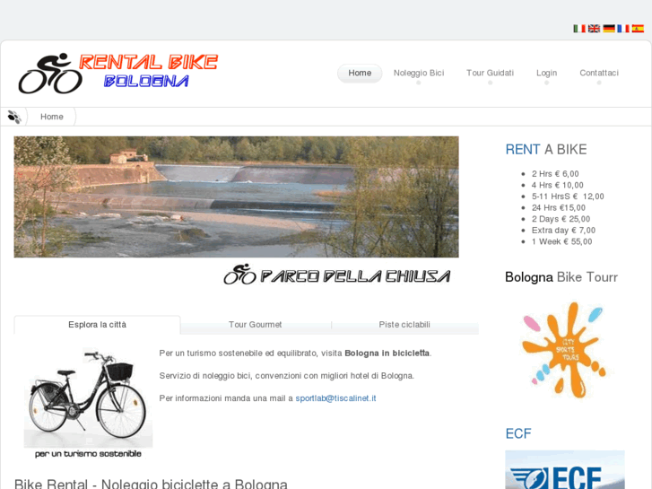 www.bikerentalbologna.it