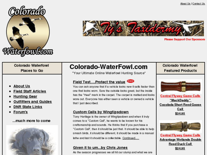 www.coloradowaterfowl.biz