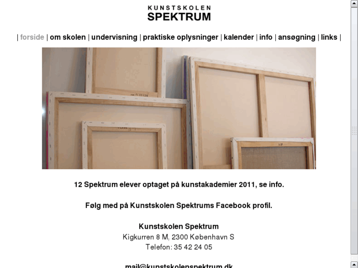 www.kunstskolenspektrum.dk