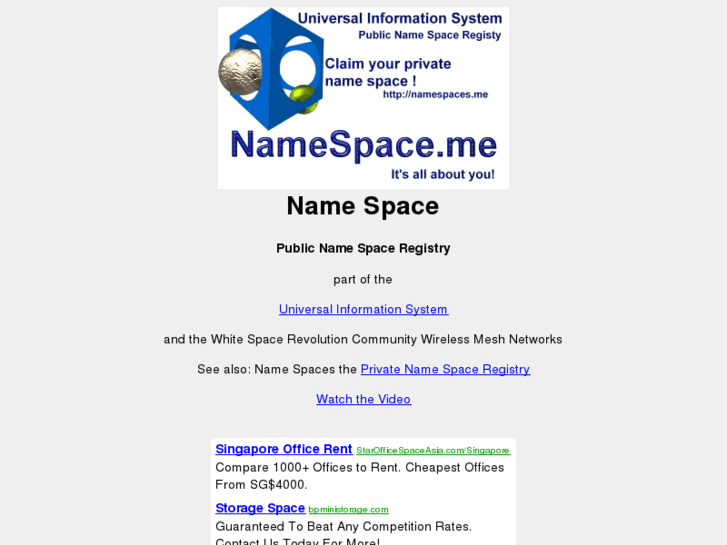 www.namespace.me