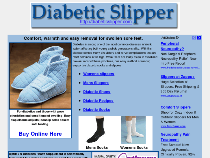 www.diabeticslipper.com