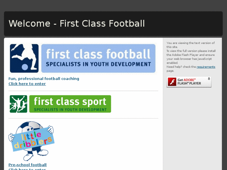 www.firstclassfootball.com