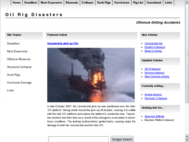 www.oilrigdisasters.co.uk