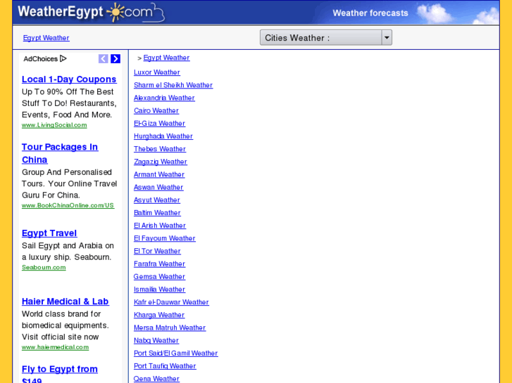 www.weatheregypt.com