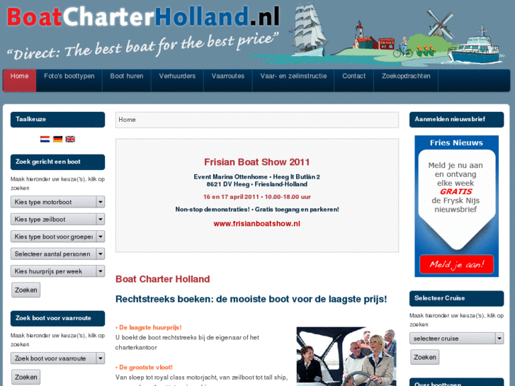 www.boatcharterholland.nl