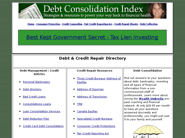 www.debtconsolidationindex.com