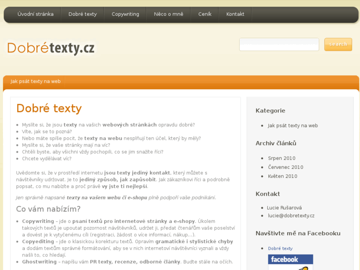 www.dobretexty.cz