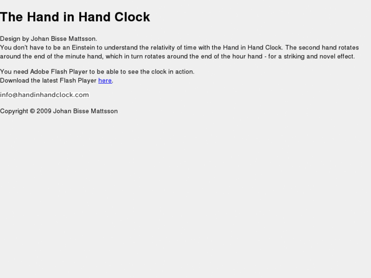 www.handinhandclock.com