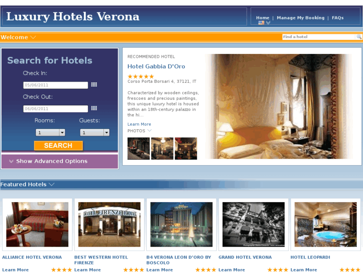 www.luxuryhotelsverona.com