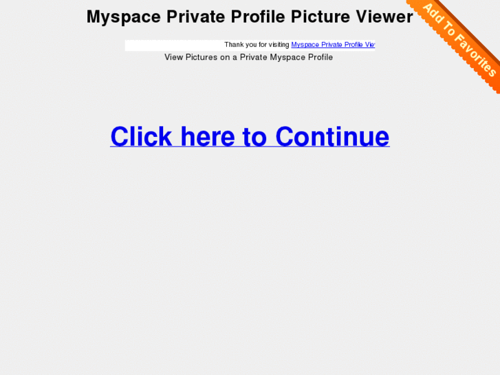 www.myspaceprivateprofile.com