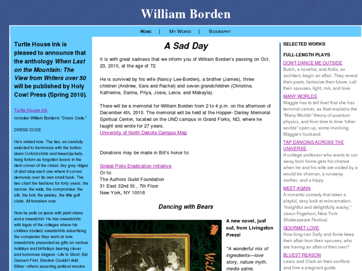 www.williamborden.com