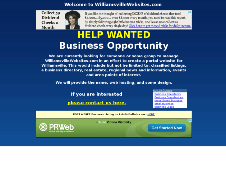 www.williamsvillewebsites.com