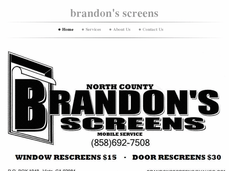 www.brandonsscreens.com