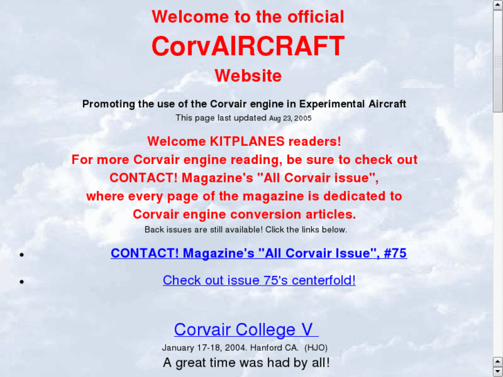 www.corvaircraft.com