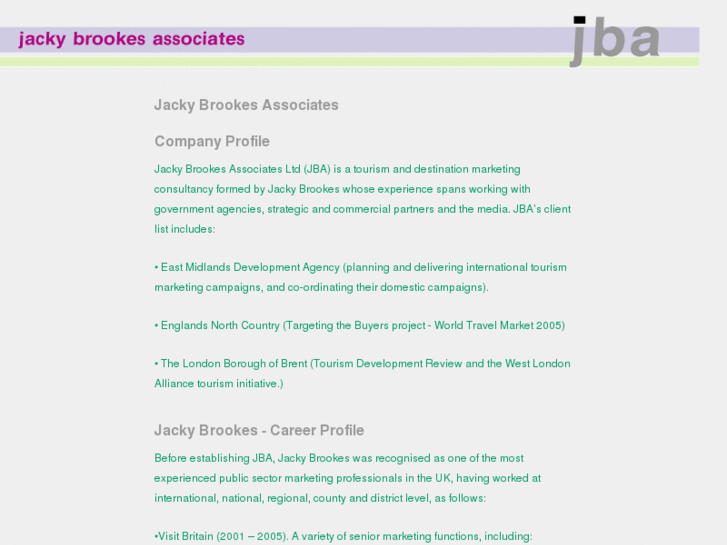 www.jackybrookesassociates.com