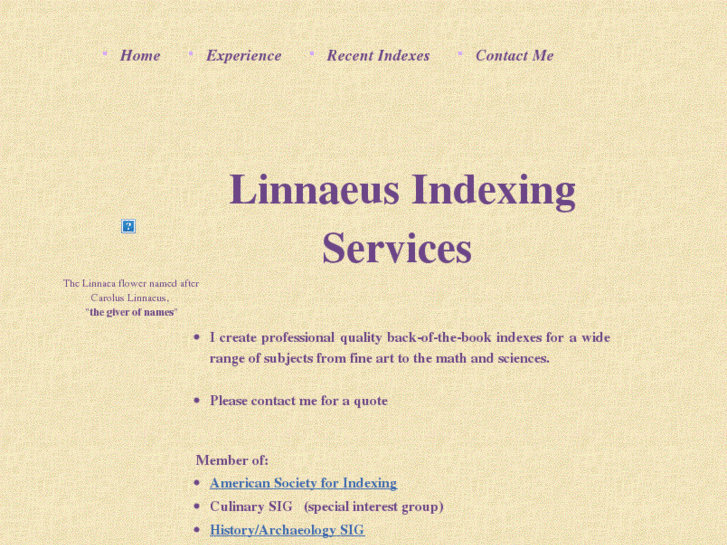 www.linnaeusindexing.com