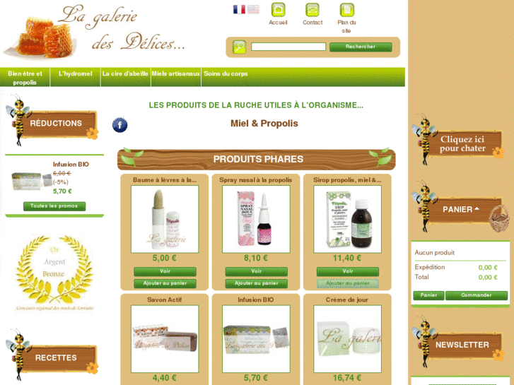 www.mieletproduitsdelaruche.fr