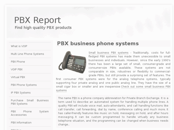 www.pbxreport.com