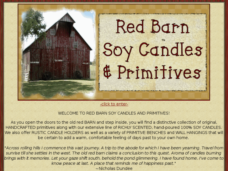 www.redbarnsoycandles-primitives.com