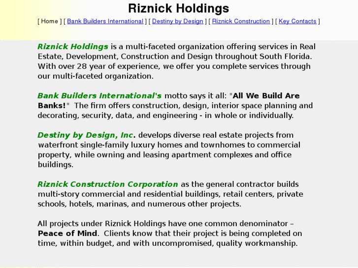 www.riznickholdings.com