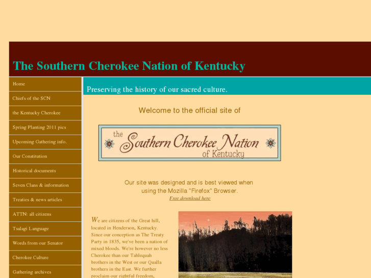 www.southerncherokeenationky.com