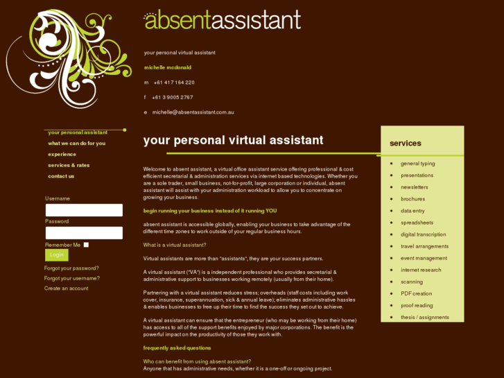 www.absentassistant.com.au